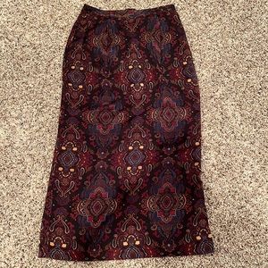 Paisley Maxi Skirt